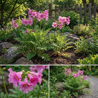 Pink Incarvillea Flower Seeds for Planting - Vibrant Perennial Blooms