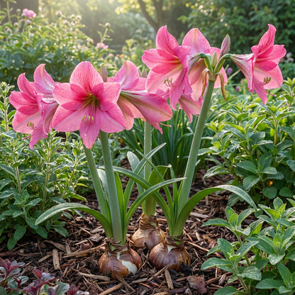 Pink Amaryllis Zwiebeln Flower Seeds - Perfect for Planting in Your Garden