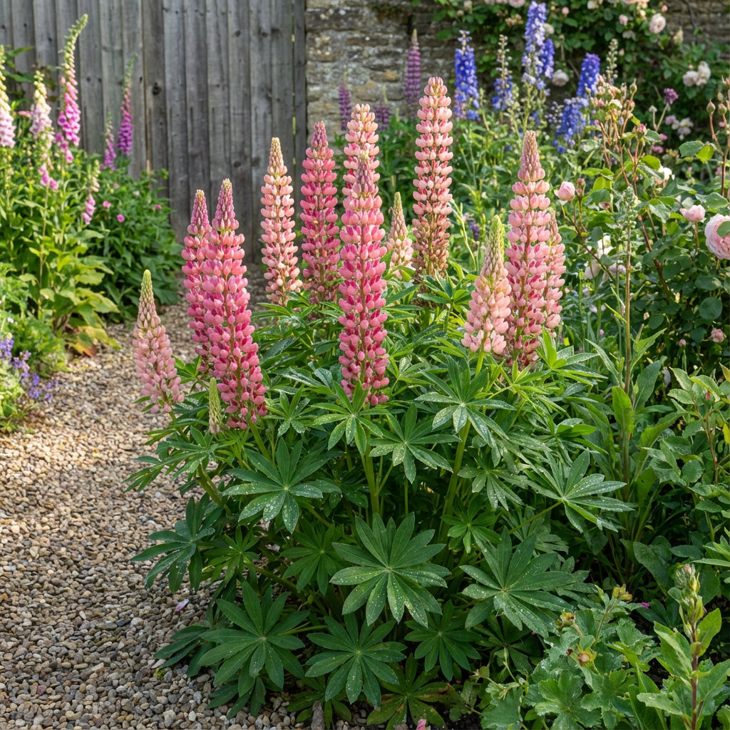 Pink Lupine Flower Seeds - Vibrant Planting Seeds for Colorful Gardens