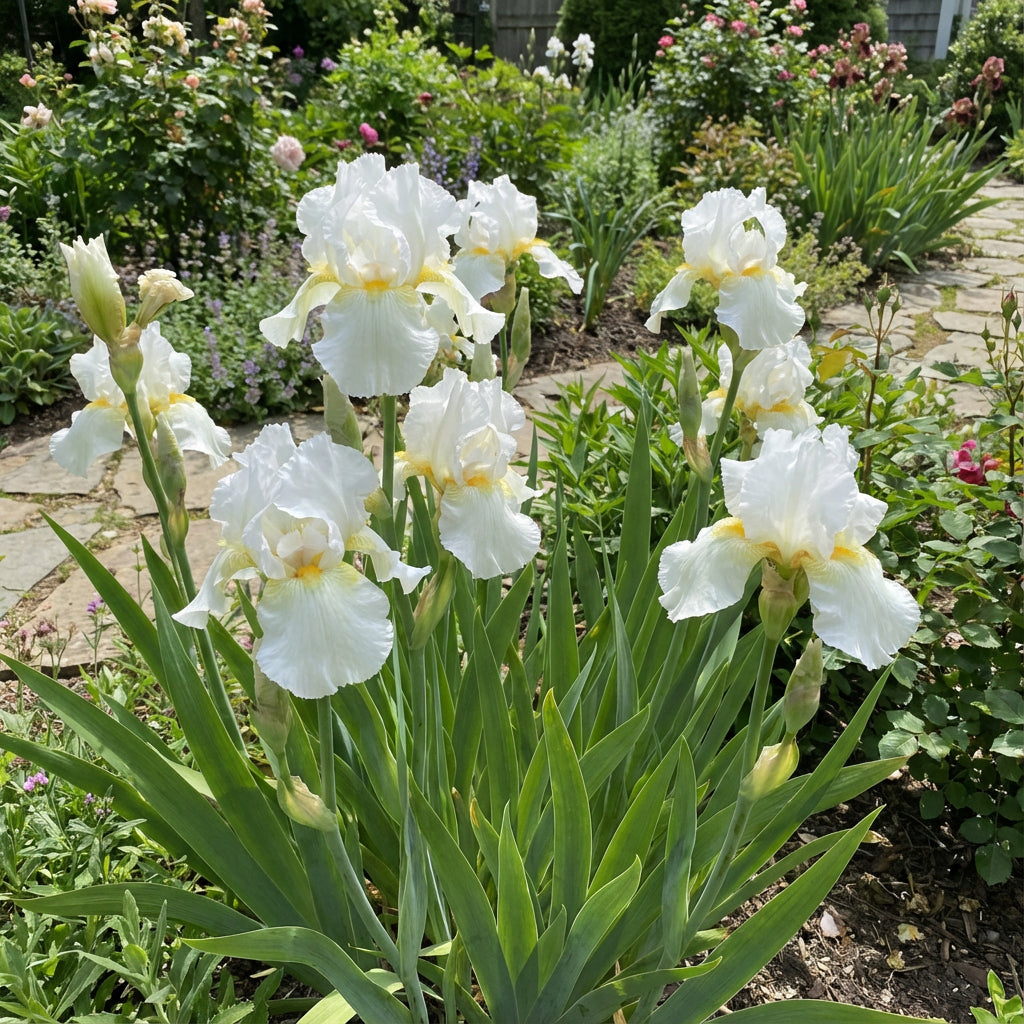 White Germanica Flower Seeds for Planting - Elegant Blooms for Your Garden