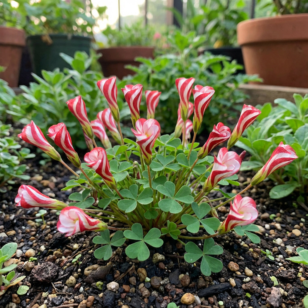 Red White Candy Cane Flower Seeds for Planting  Vibrant Annual Blooms
