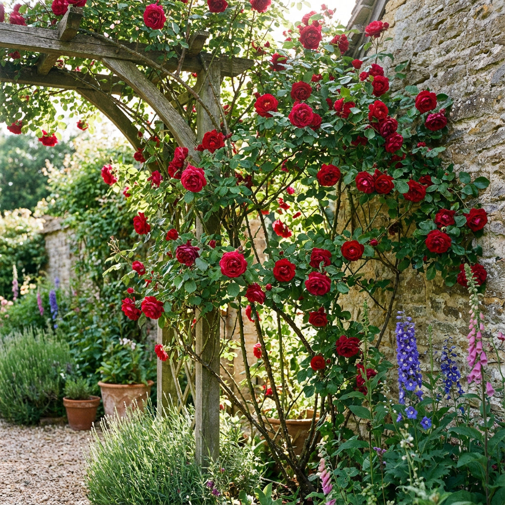 Red Climbing Flower Seeds for Planting - Vibrant Blooms for Your Garden