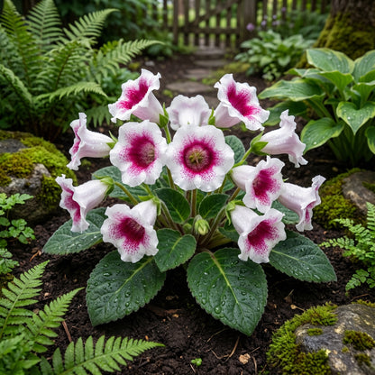 White and Pink Gloxinia Seeds for Planting