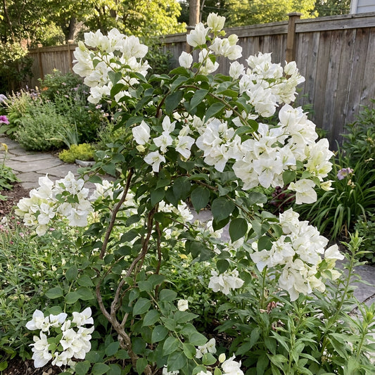 White Bougainvillea Kousa Flower Seeds for Planting | Elegant Flowering Seeds for Beautiful Gardens