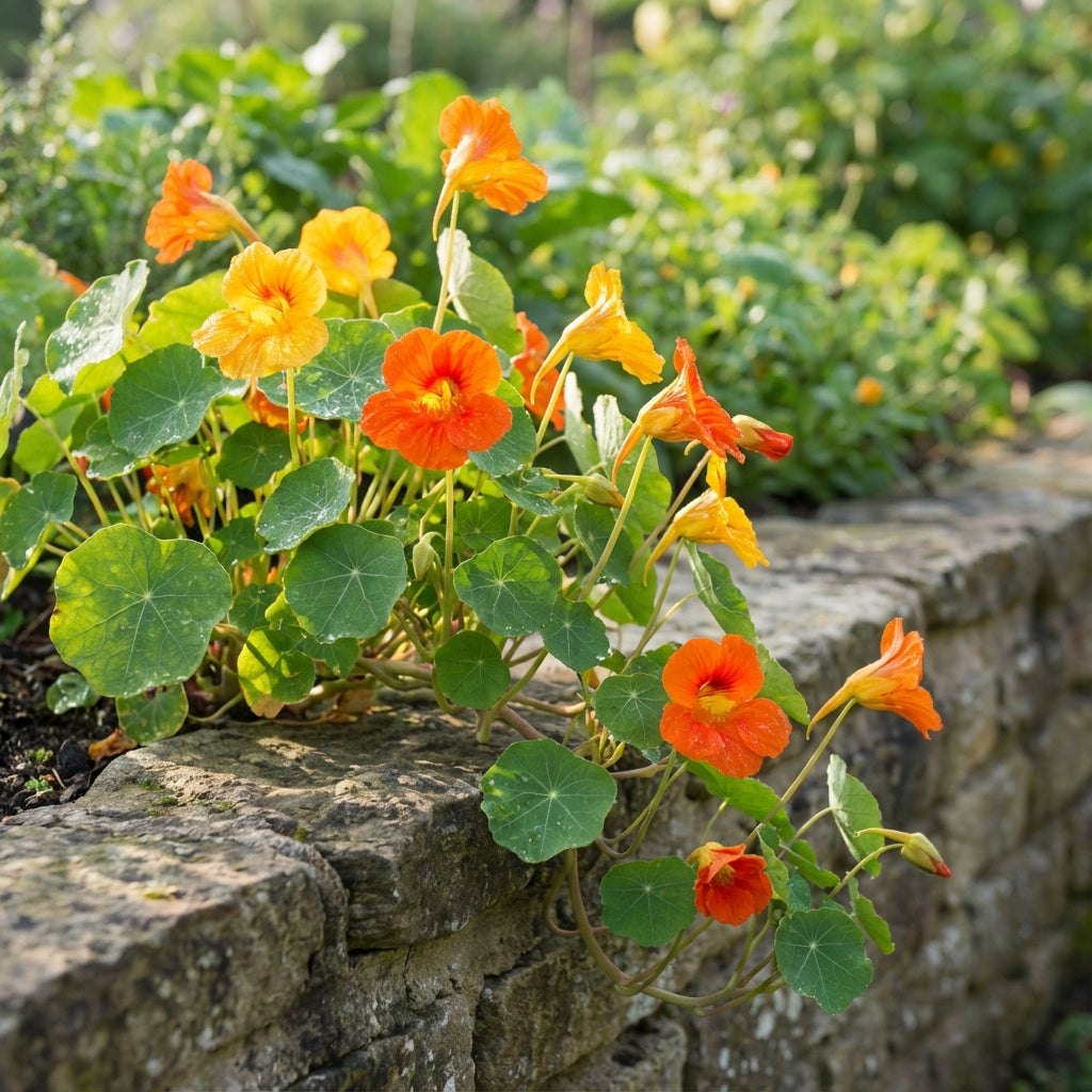 Nasturtium Flower Seeds Mix for Vibrant Planting