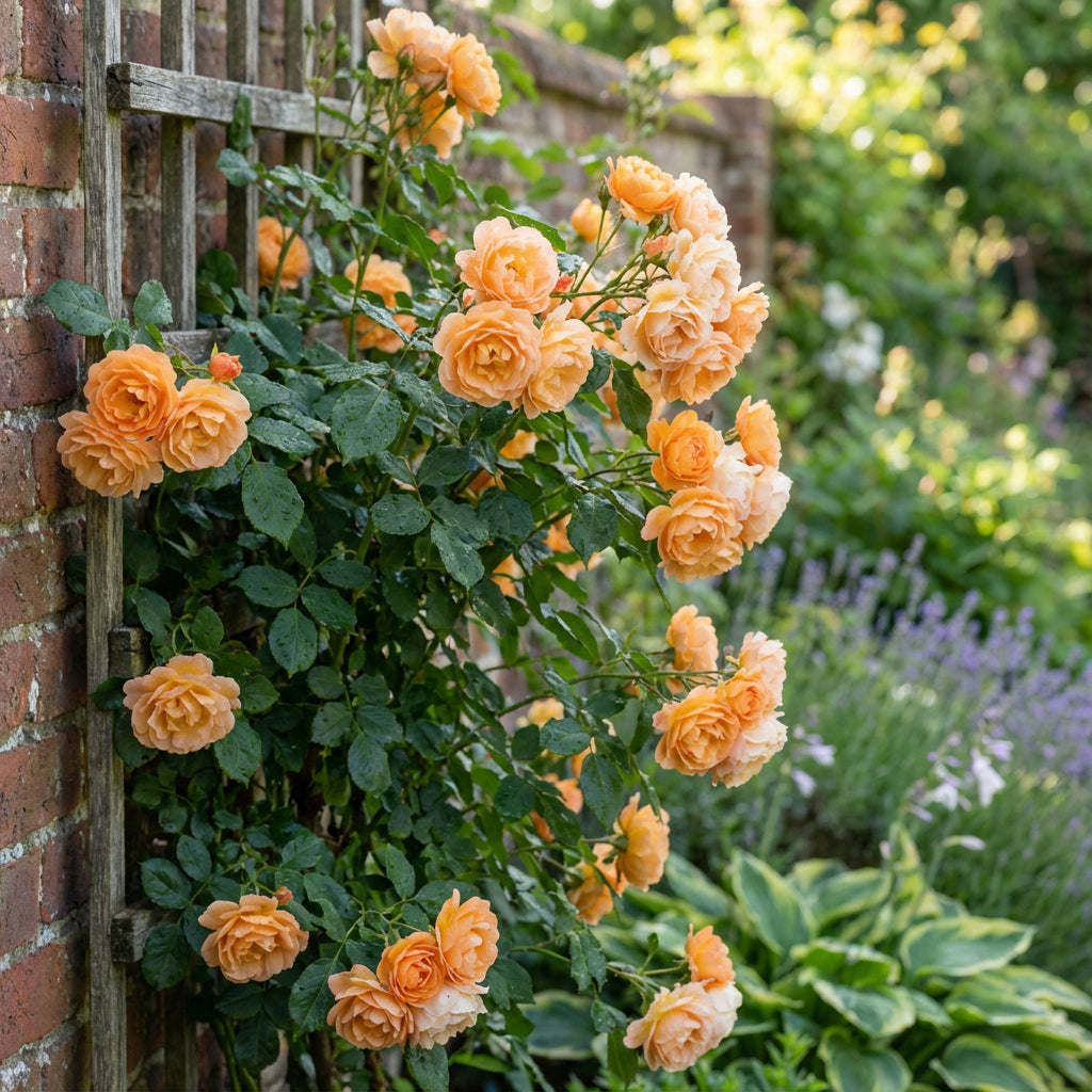 Orange Climbing Rose Seeds for Planting - Premium Flower Seeds for Stunning Garden Blooms