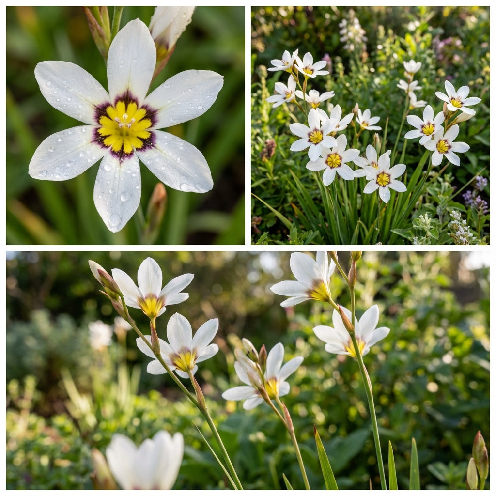 Elegant White Sparaxis Tricolor Flower Planting  Seed for Stunning Floral Displays in Your Garden