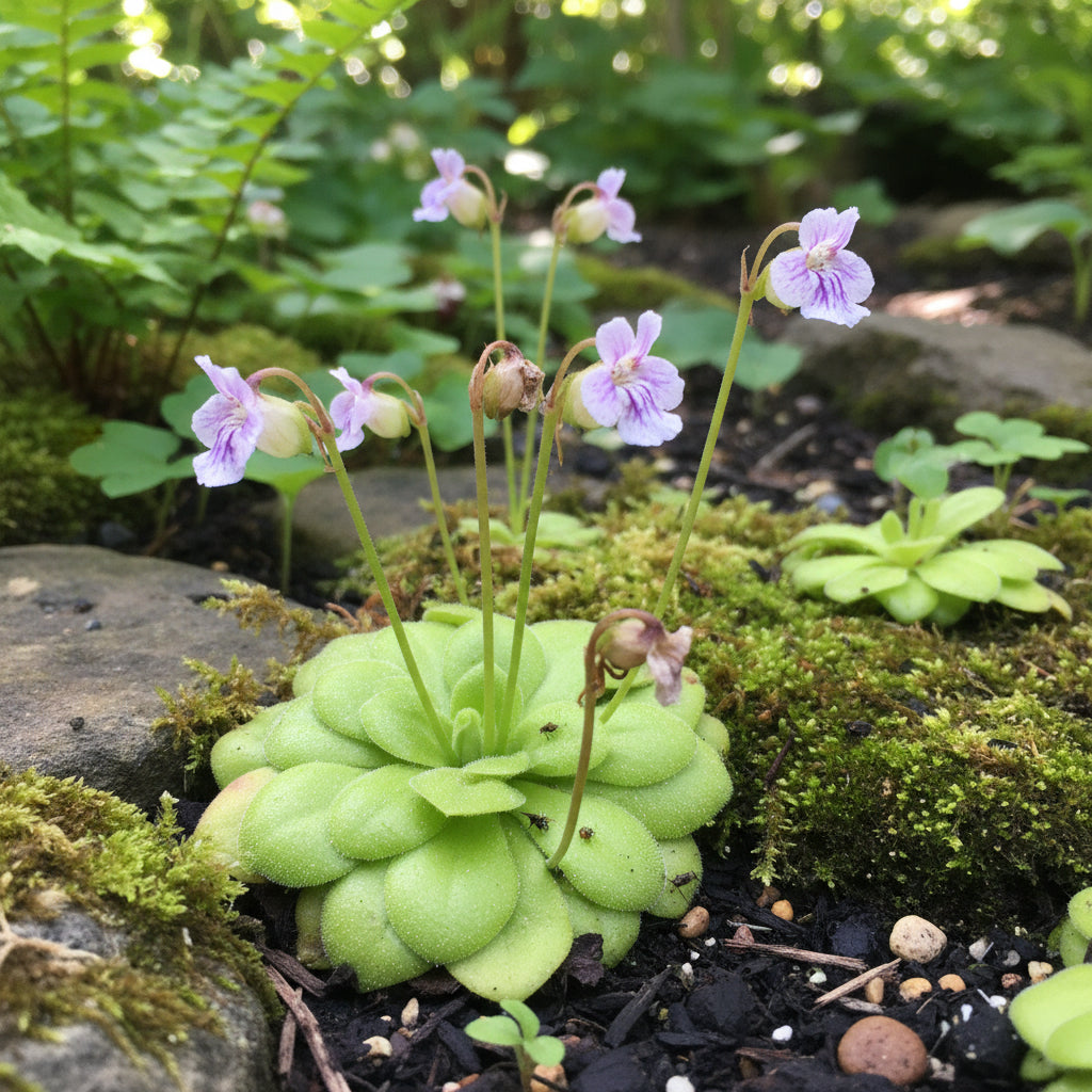 Mexican Butterwort Carnivorous Flower Seeds for Planting - Unique Addition to Your Garden