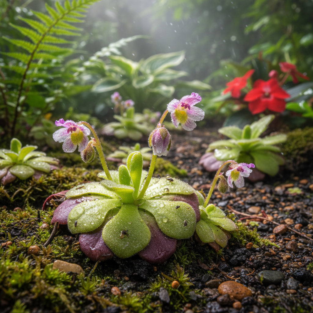 Mexican Butterwort Carnivorous Flower Seeds for Planting - Unique Addition to Your Garden