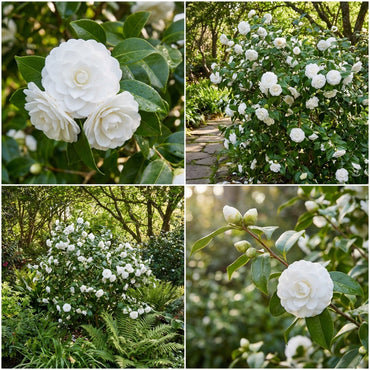 White Balsam Camellia Flower Seeds for Planting