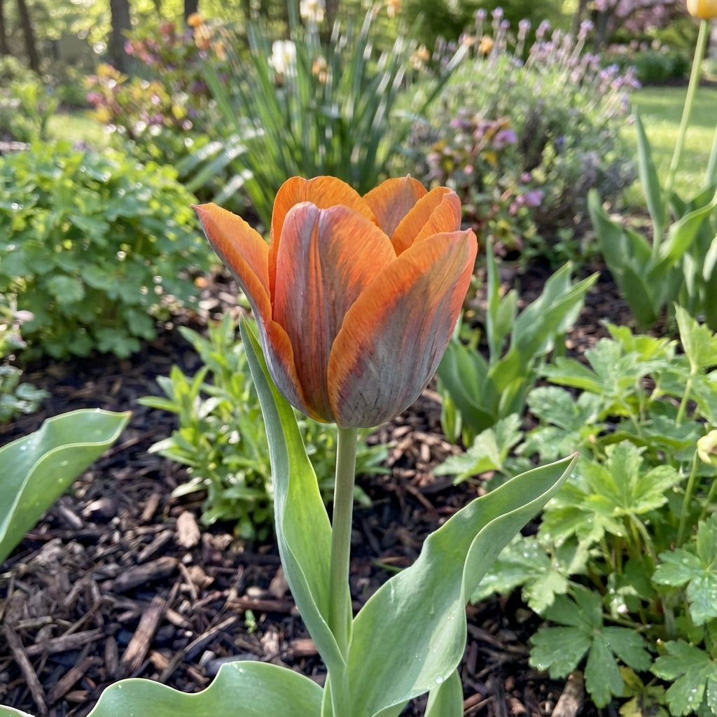 Orange Gray Tulip Flower Seeds for Planting: Vibrant Blooms for Your Garden