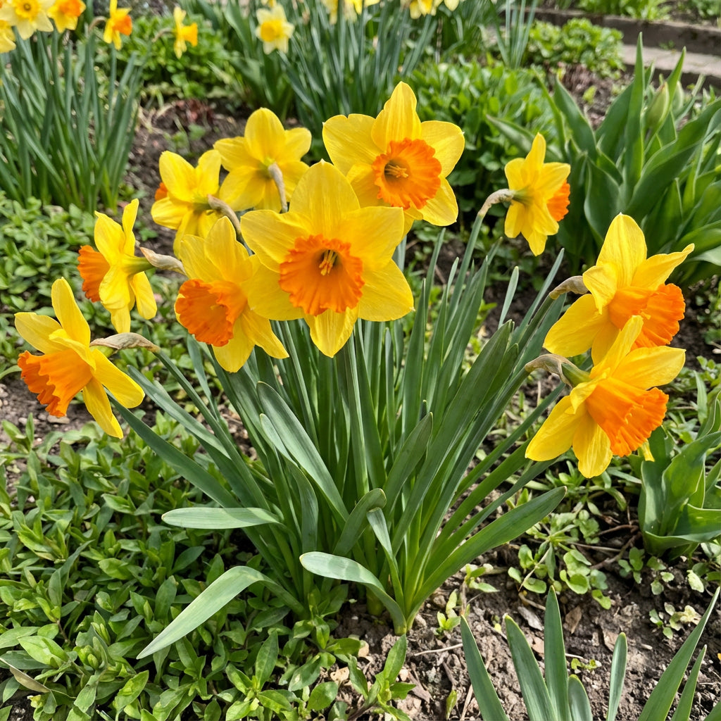Daffodil Seeds for Planting - Orange & Yellow Perennial Flowers