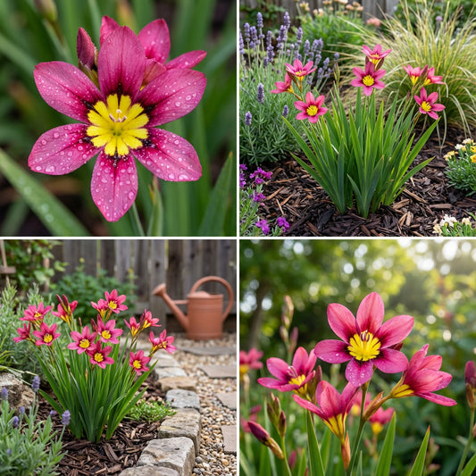 Sparaxis Flower Seeds for Planting - Pink and Yellow Varieties