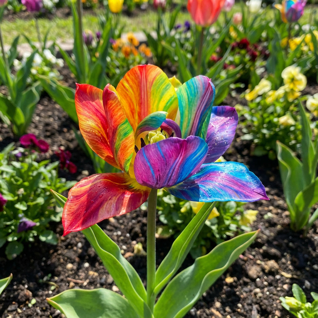 Rainbow Tulip Flower Seeds for Planting