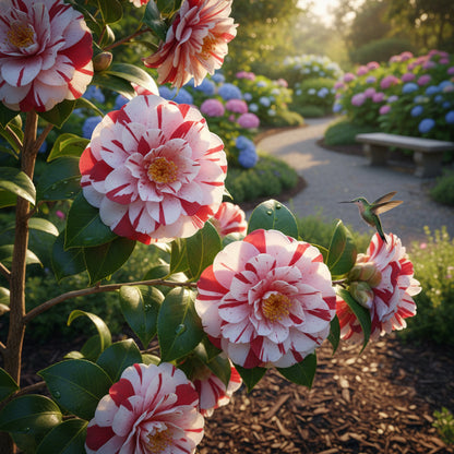 Balsam Camellia Seeds for Planting - White & Red
