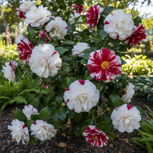 Balsam Camellia Seeds for Planting - White & Red
