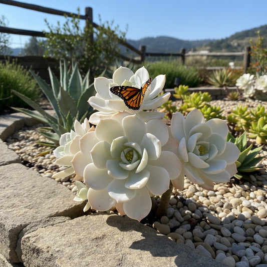 White Succulent Flower Seeds for Planting