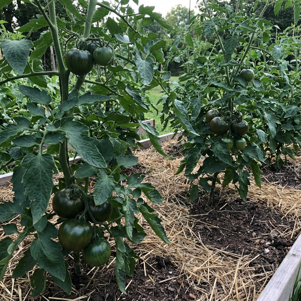 Tomato Vegetable Seeds - Dark Green Variety for Easy Planting