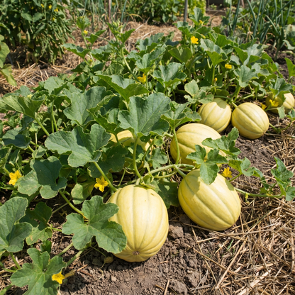 Yellow Sweet Melon Vegetable Seeds Planting