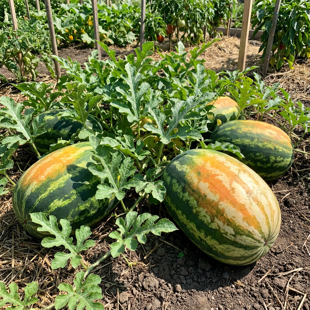 Multicolor Giant Watermelon Seeds – Organic Home Fruit Variety