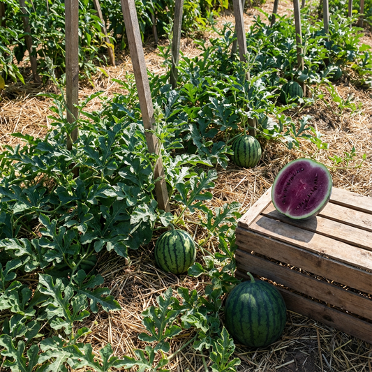 Rare Purple Flesh Watermelon Seeds for Large Home and Garden Watermelons