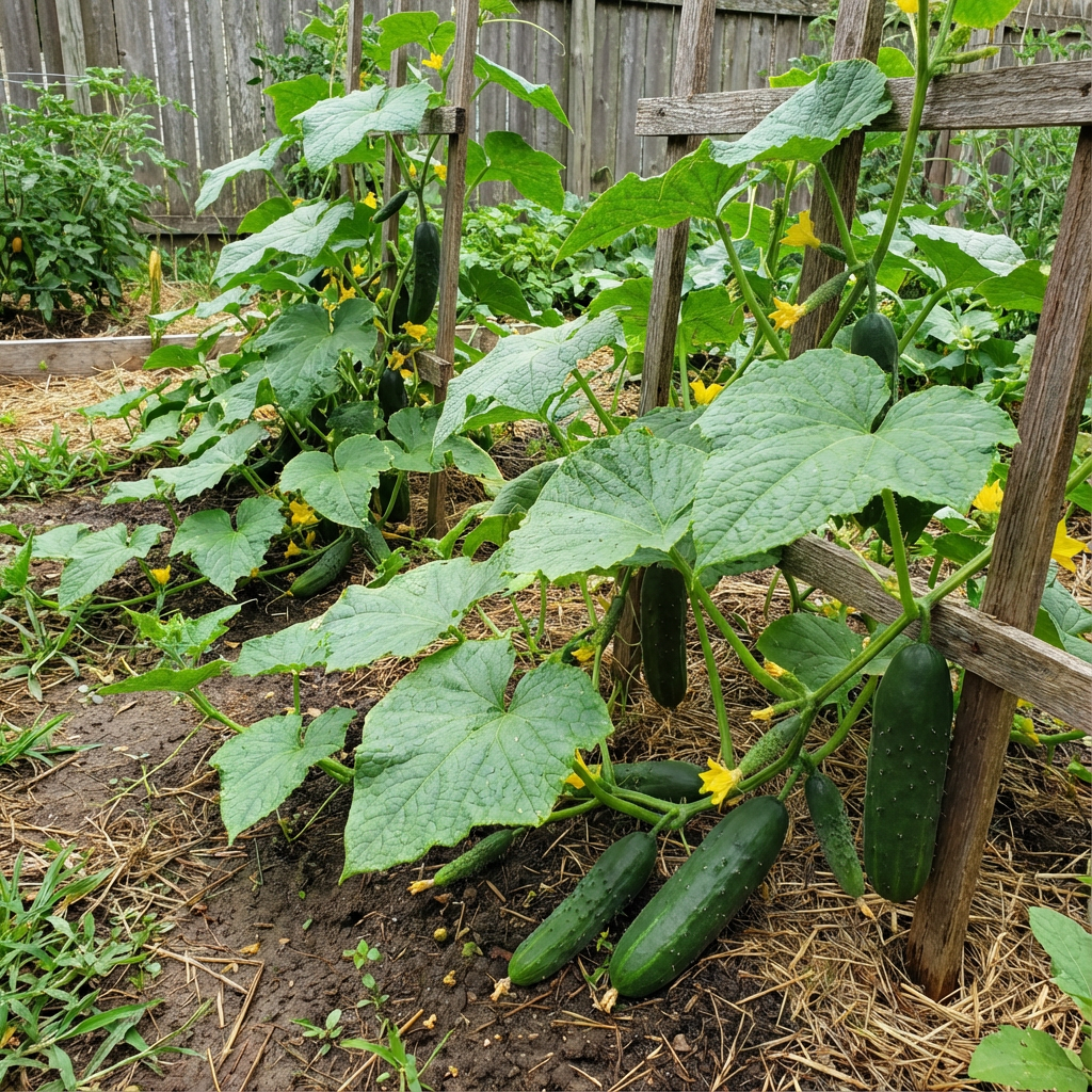 Marketmore Cucumber Non-GMO Seeds for Home Vegetable Gardens
