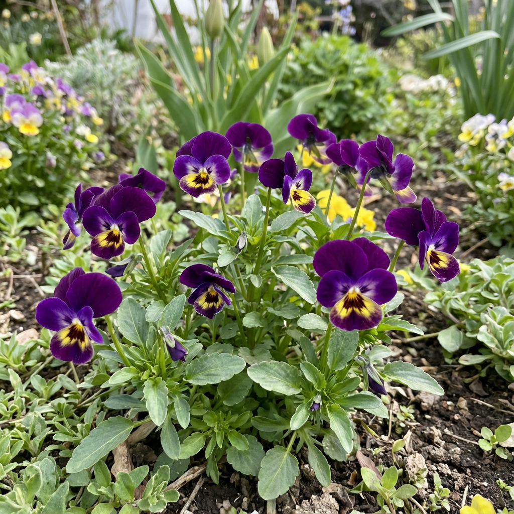 Viola Cornuta Enrico Fiore Viola Semi Perennial Shade Seeds for Beautiful Garden Flowers
