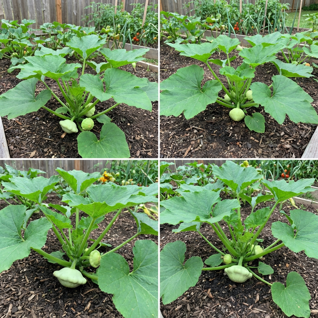 Bennings Green Tint Scallop Summer Squash Seeds for Heirloom Harvests