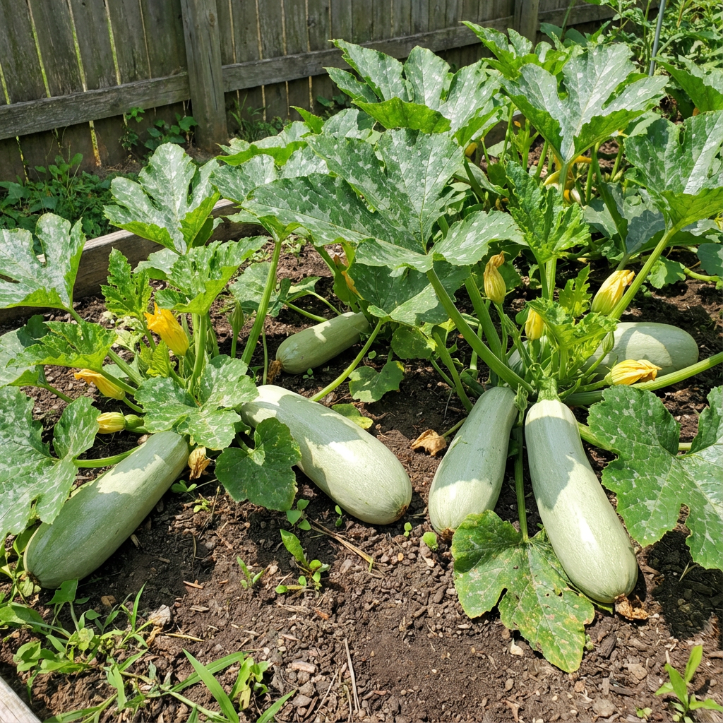 Gray Zucchini Summer Squash Seeds for Unique Heirloom Varieties