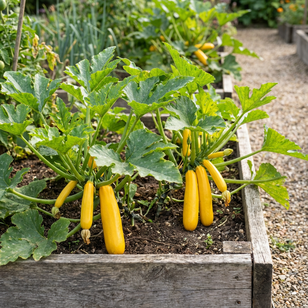 Golden Zucchini Summer Squash Seeds for Vibrant Yellow Harvests
