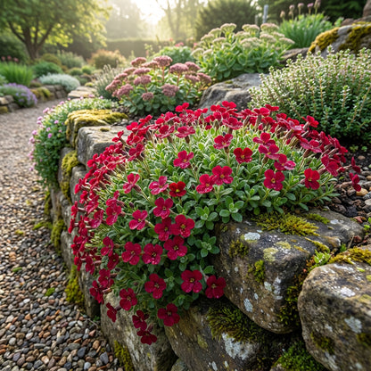 Rock Cress Flower Seeds for Planting - Vibrant Red for Colorful Gardens