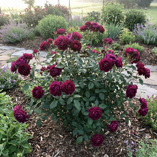 Burgunderrote Rosenpflanzensamen
