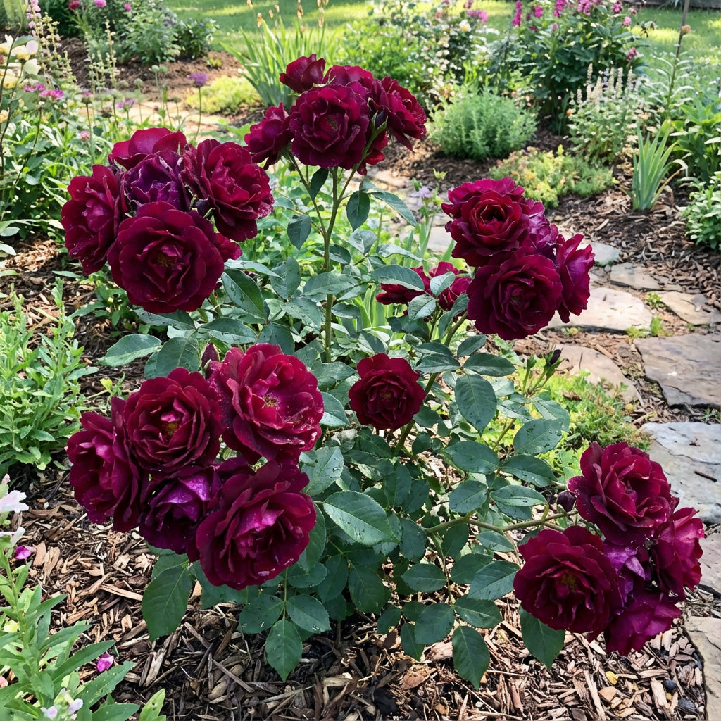 Burgunderrote Rosenpflanzensamen