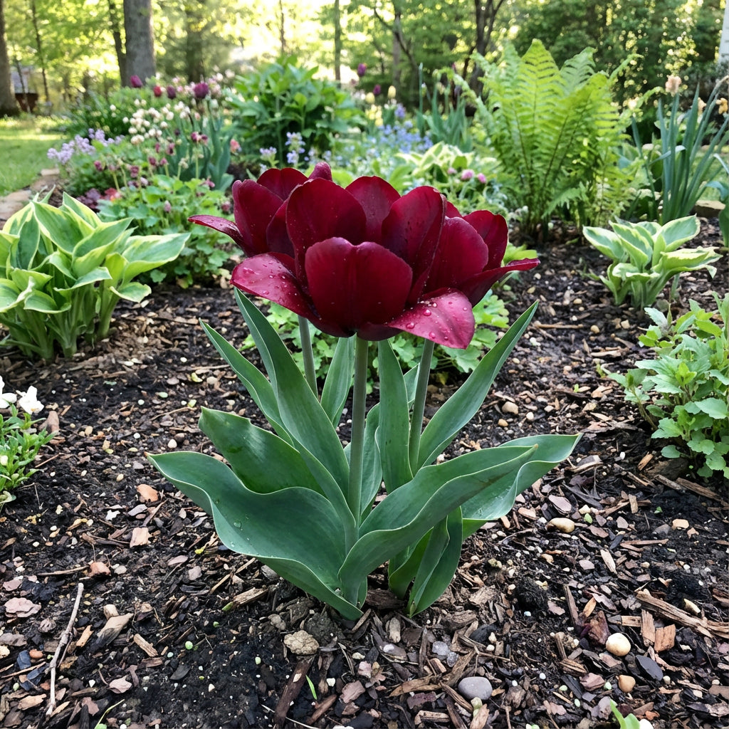 Burgundy Tulip Planting Seeds