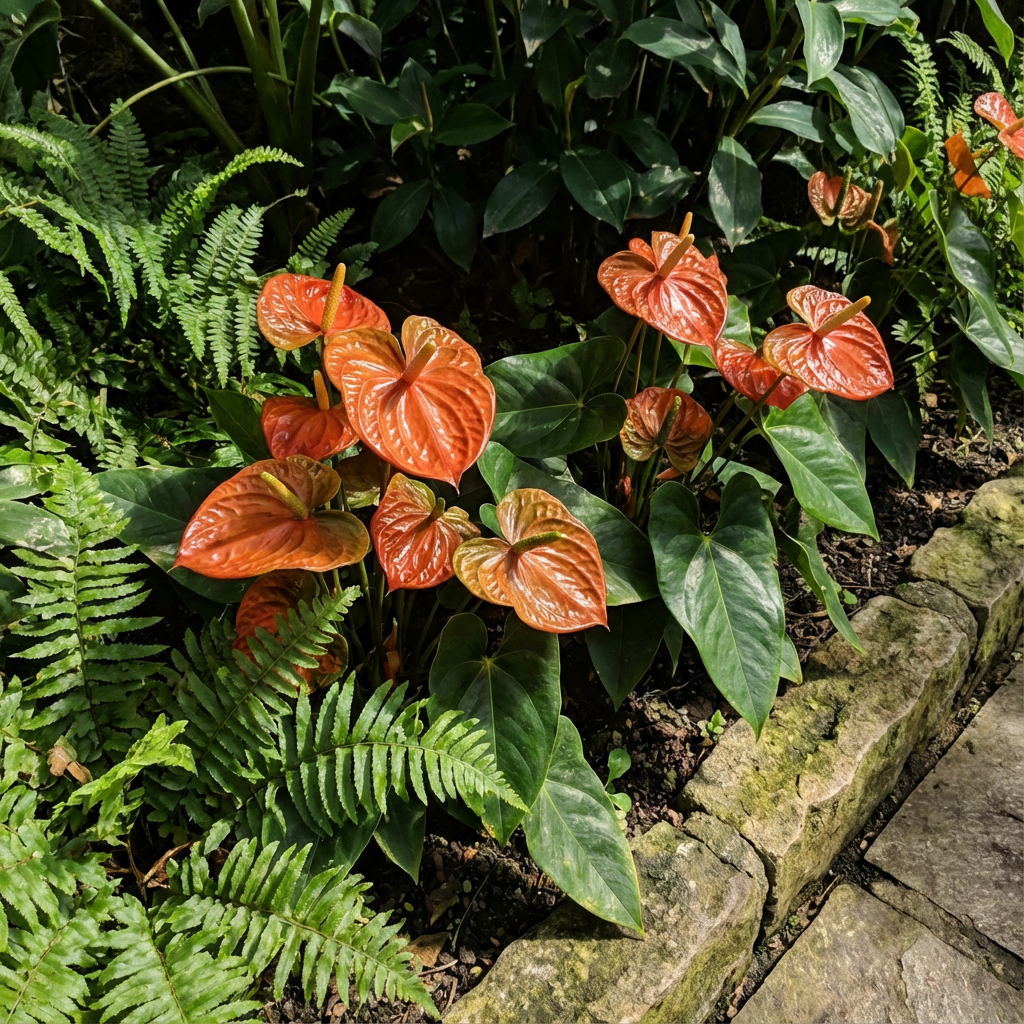 Anthurium Seeds - Dark Orange Variety for Planting & Thriving Gardens