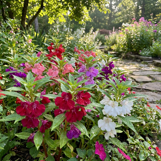 Balsam Colorful Flowering Seeds for Easy Planting