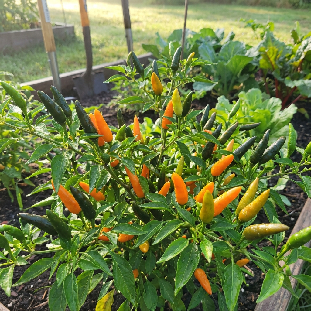 Orange Green Amarillo Chili Seeds for Planting