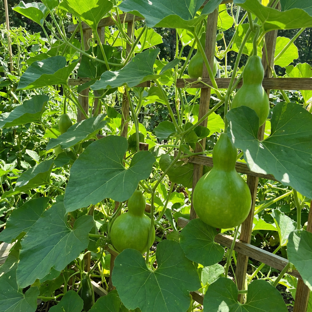 Green Birdhouse Gourd Vegetable Seeds for Planting