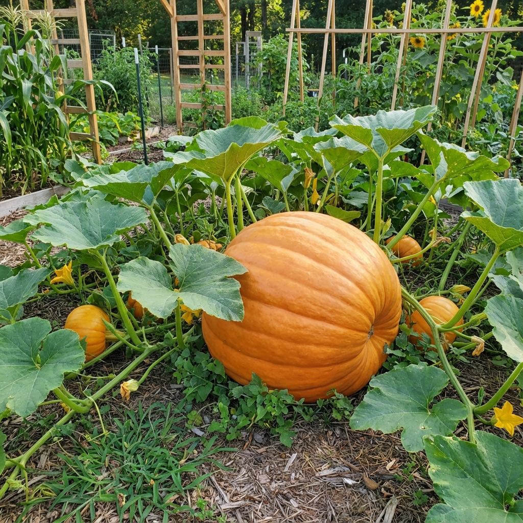Orange Giant Pumpkin Seeds for Easy Planting