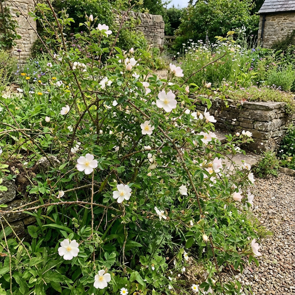 White Rosa Canina Flower Seeds for Vibrant Gardens - Seed for Exquisite Floral Arrangements