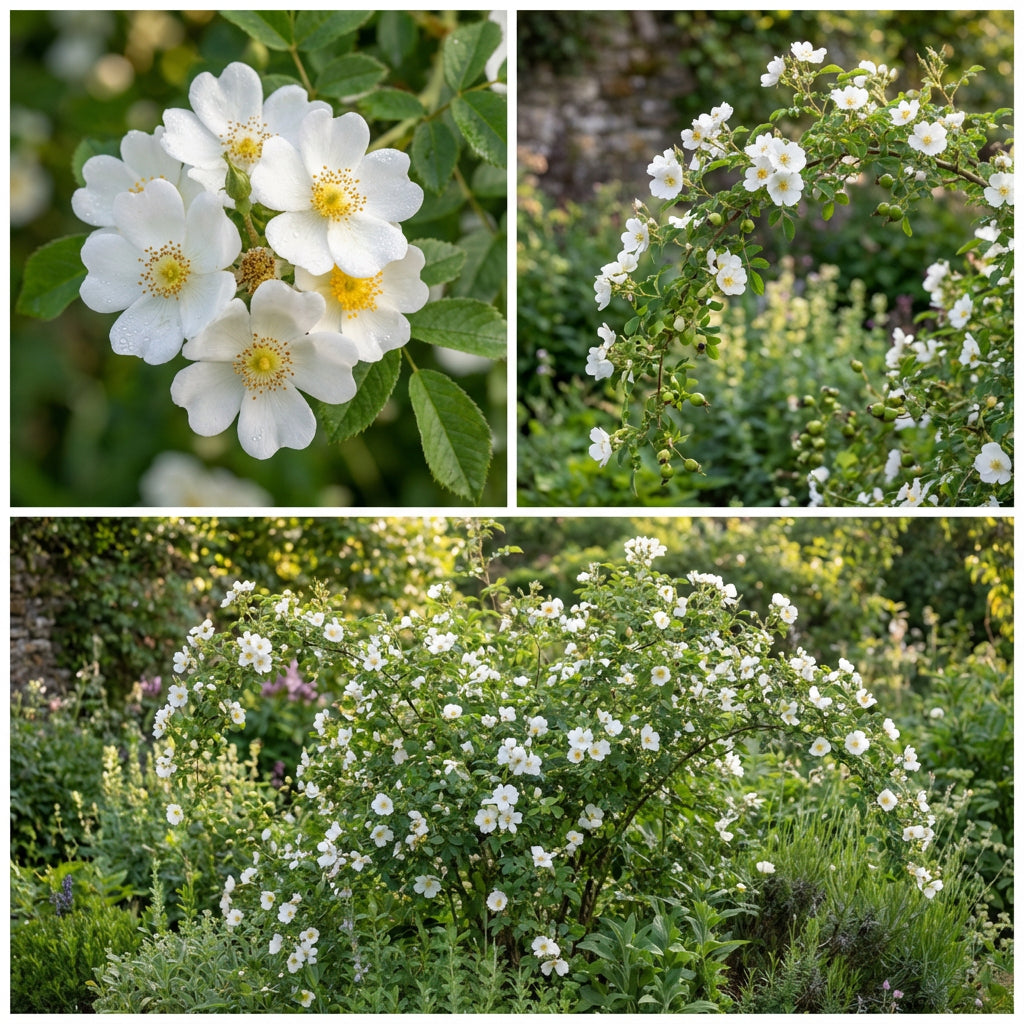 White Rosa Canina Flower Seeds for Vibrant Gardens - Seed for Exquisite Floral Arrangements