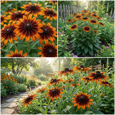 Chocolate Orange Rudbeckia Flower Seeds for Planting  Vibrant Blooms for Your Garden