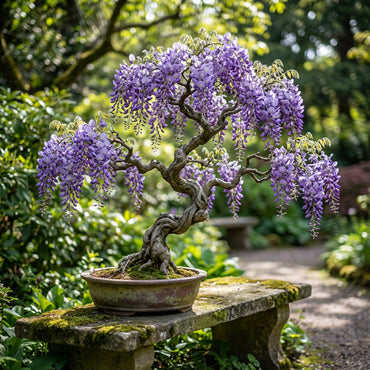 Purple Wisteria Bonsai Seeds for Planting  Elegant Perennial Blooms