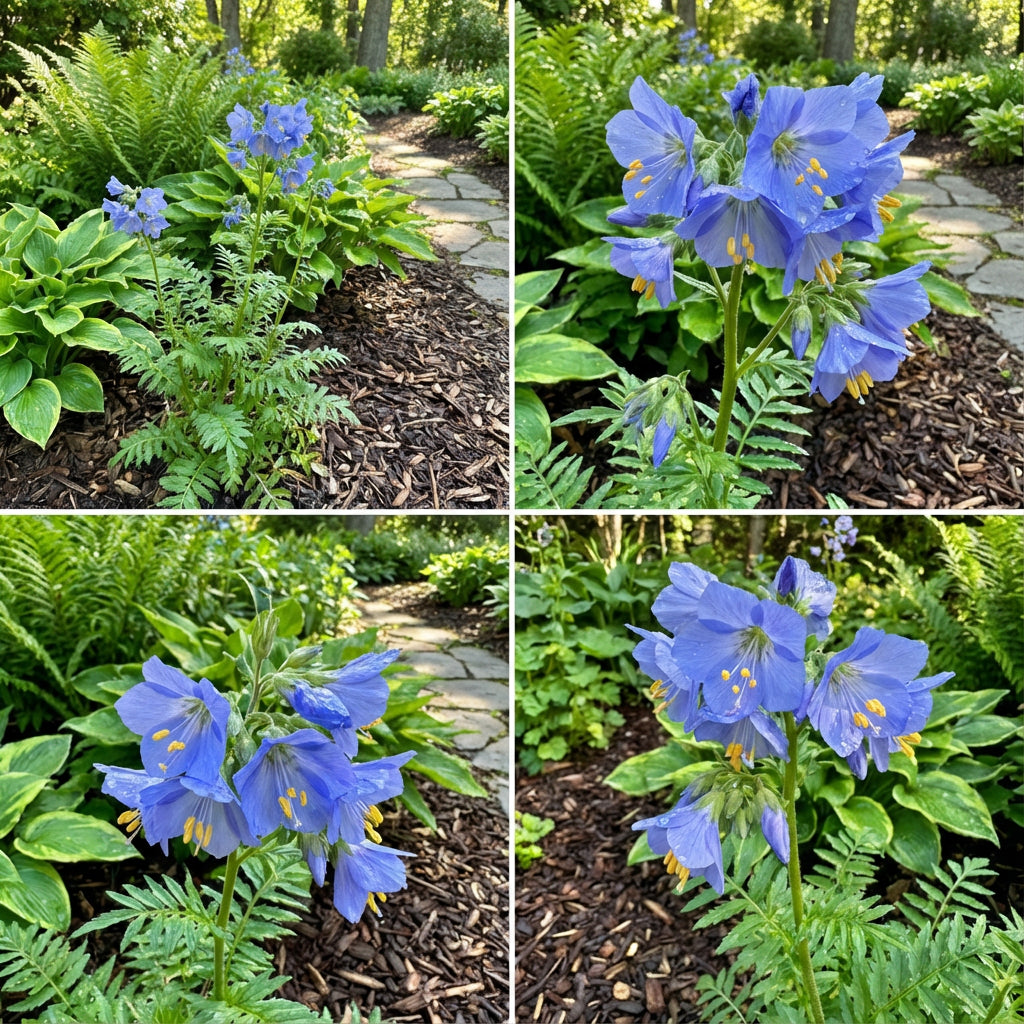 Blue Polemonium Flower Seeds for Planting - Perennial Beauty