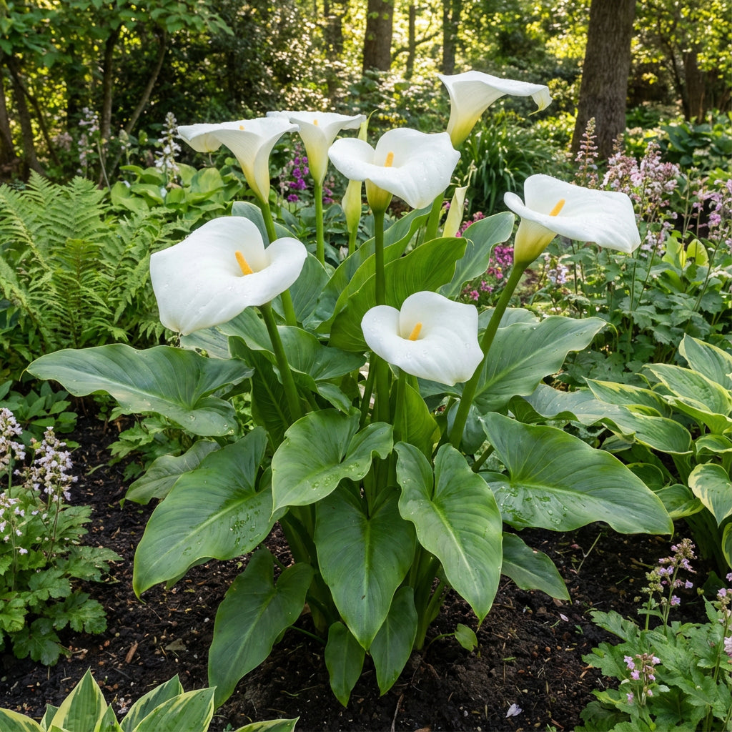 White Zantedeschia Aethiopica Flower Seeds for Planting  Seed for Elegant Blooms in Your Garden