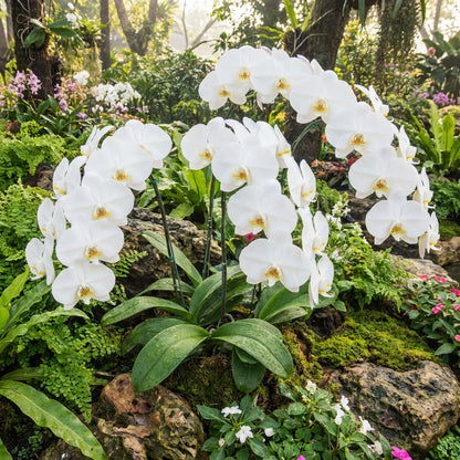 White Orchid Planting Seeds  Ideal Seed for Indoor and Outdoor White Flower Beautification
