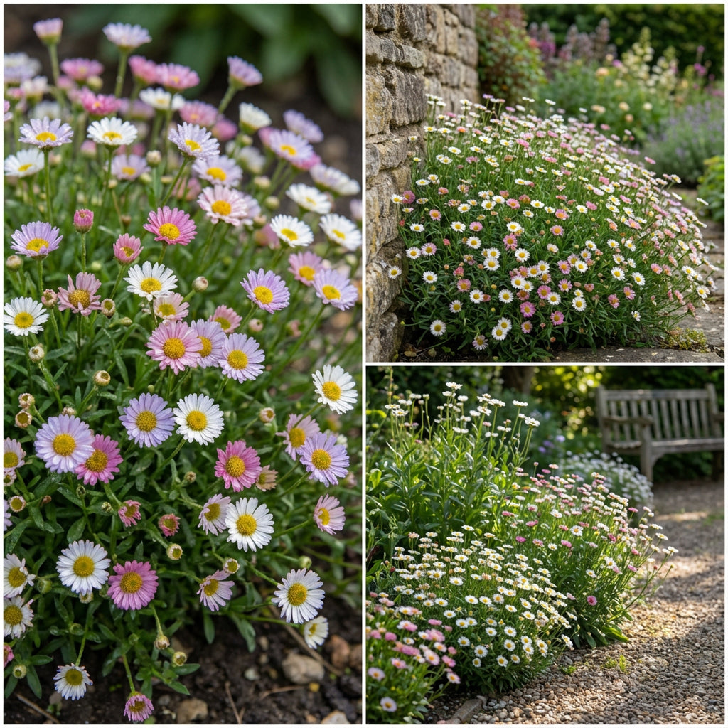 Mixed Erigeron Flower Planting Seeds - Colorful Garden Blooms