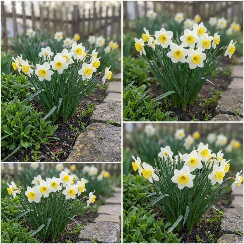 White Yellow Narcissus Flower Seeds for Planting  Seed for Bright, Cheerful Blooms in Gardens, Ideal for Home and Outdoor Spaces