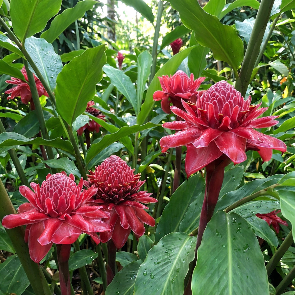 Red Etlingera Flower Planting  Seeds for Stunning Tropical Blooms in Your Garden