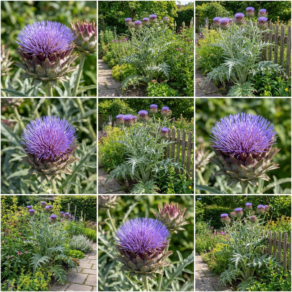 Blue Cardoon Flower Seeds for Easy Planting